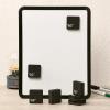 imageMr Pen Mini Dry Eraser 24 Pack  Magnetic Whiteboard ErasersSquare  Black