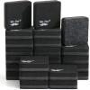 imageMr Pen Mini Dry Eraser 24 Pack  Magnetic Whiteboard ErasersSquare  Black