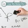 imageMr Pen Mini Dry Eraser 24 Pack  Magnetic Whiteboard ErasersSquare  Black