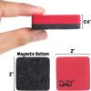 imageMr Pen Mini Dry Eraser 24 Pack  Magnetic Whiteboard ErasersSquare  Bright Colors