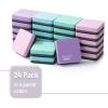 imageMr Pen Mini Dry Eraser 24 Pack  Magnetic Whiteboard ErasersSquare  Pastel Colors