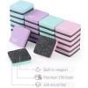 imageMr Pen Mini Dry Eraser 24 Pack  Magnetic Whiteboard ErasersSquare  Pastel Colors