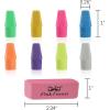 imageMr Pen Pencil Erasers Set 6pc Pink Erasers and 60pc Pencil Top Erasers Pencil Eraser Pencil Erasers Topper Erasers for Pencils Top Erasers for Kids Pink Erasers Cap Erasers Eraser Tops