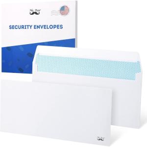 imageMr Pen Security Envelopes 10 50 Pack Business Peel and Seal Self Sealing Envelopes No 10 Envelopes