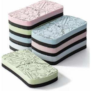 imageMr Pen White Board Erasers 8 Pack Earthy Colors Magnetic Dry Erase Eraser Whiteboard Eraser Dry Eraser Dry Erase Erasers Dry Erase Board Eraser White Board Erasers Dry Erase Dry ErasersPastel With Educational Design