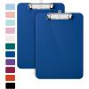 imageMr Pen Plastic Clipboard 125 x 9 2 Pack Green Clipboards for Kids ampamp Adults Clipboards Plastic Clip Board Teacher Clipboard Kids Clipboard Cute Clipboard Plastic ClipboardsNavy Blue