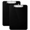 imageMr Pen Plastic Clipboard 125 x 9 2 Pack Green Clipboards for Kids ampamp Adults Clipboards Plastic Clip Board Teacher Clipboard Kids Clipboard Cute Clipboard Plastic ClipboardsBlack
