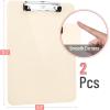 imageMr Pen Plastic Clipboard 125 x 9 2 Pack Green Clipboards for Kids ampamp Adults Clipboards Plastic Clip Board Teacher Clipboard Kids Clipboard Cute Clipboard Plastic ClipboardsIvory