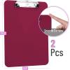 imageMr Pen Plastic Clipboard 125 x 9 2 Pack Green Clipboards for Kids ampamp Adults Clipboards Plastic Clip Board Teacher Clipboard Kids Clipboard Cute Clipboard Plastic ClipboardsDark Red