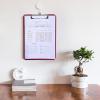 imageMr Pen Plastic Clipboard 125 x 9 Purple Clipboards for Kids ampamp Adults Clipboards Plastic Clip Board Teacher Clipboard Kids Clipboard Cute Clipboard Plastic ClipboardsDark Red