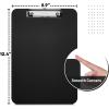 imageMr Pen Plastic Clipboard 125 x 9 Purple Clipboards for Kids ampamp Adults Clipboards Plastic Clip Board Teacher Clipboard Kids Clipboard Cute Clipboard Plastic ClipboardsBlack