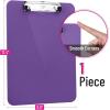 imageMr Pen Plastic Clipboard 125 x 9 Purple Clipboards for Kids ampamp Adults Clipboards Plastic Clip Board Teacher Clipboard Kids Clipboard Cute Clipboard Plastic ClipboardsPurple