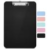 imageMr Pen Plastic Clipboard 125 x 9 Purple Clipboards for Kids ampamp Adults Clipboards Plastic Clip Board Teacher Clipboard Kids Clipboard Cute Clipboard Plastic ClipboardsBlack