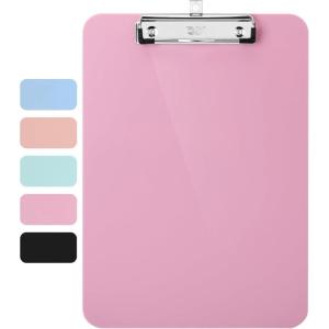 imageMr Pen Plastic Clipboard 125 x 9 2 Pack Green Clipboards for Kids ampamp Adults Clipboards Plastic Clip Board Teacher Clipboard Kids Clipboard Cute Clipboard Plastic ClipboardsCareys Pink