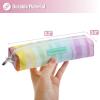 imageMr Pen Pencil Pouch for Bible Study 2 Pack Small Pencil Case Pen and Highlighter Case Pencil Bag Pencil Cases for Gifts Bible Study Supplies Pen Case Bible Journaling SuppliesRainbow