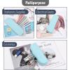 imageMr Pen Silicone Pencil Case Dusty Pink Pencil Pouch Pencil Case Small Pencil Pouch Aesthetic Silicone Pencil Pouch Pencil Case Aesthetic Pencil Bag Pencil Pouch for Women Makeup PouchLight Blue