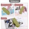 imageMr Pen Silicone Pencil Case Dusty Pink Pencil Pouch Pencil Case Small Pencil Pouch Aesthetic Silicone Pencil Pouch Pencil Case Aesthetic Pencil Bag Pencil Pouch for Women Makeup PouchOlive Green