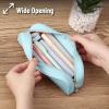 imageMr Pen Silicone Pencil Case Dusty Pink Pencil Pouch Pencil Case Small Pencil Pouch Aesthetic Silicone Pencil Pouch Pencil Case Aesthetic Pencil Bag Pencil Pouch for Women Makeup PouchLight Blue