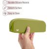 imageMr Pen Silicone Pencil Case Dusty Pink Pencil Pouch Pencil Case Small Pencil Pouch Aesthetic Silicone Pencil Pouch Pencil Case Aesthetic Pencil Bag Pencil Pouch for Women Makeup PouchOlive Green