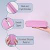 imageMr Pen Silicone Pencil Case Dusty Pink Pencil Pouch Pencil Case Small Pencil Pouch Aesthetic Silicone Pencil Pouch Pencil Case Aesthetic Pencil Bag Pencil Pouch for Women Makeup PouchDusty Pink