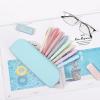imageMr Pen Silicone Pencil Case Dusty Pink Pencil Pouch Pencil Case Small Pencil Pouch Aesthetic Silicone Pencil Pouch Pencil Case Aesthetic Pencil Bag Pencil Pouch for Women Makeup PouchLight Blue