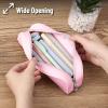 imageMr Pen Silicone Pencil Case Dusty Pink Pencil Pouch Pencil Case Small Pencil Pouch Aesthetic Silicone Pencil Pouch Pencil Case Aesthetic Pencil Bag Pencil Pouch for Women Makeup PouchLight Pink