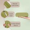 imageMr Pen Silicone Pencil Case Dusty Pink Pencil Pouch Pencil Case Small Pencil Pouch Aesthetic Silicone Pencil Pouch Pencil Case Aesthetic Pencil Bag Pencil Pouch for Women Makeup PouchOlive Green