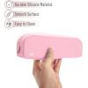 imageMr Pen Silicone Pencil Case Dusty Pink Pencil Pouch Pencil Case Small Pencil Pouch Aesthetic Silicone Pencil Pouch Pencil Case Aesthetic Pencil Bag Pencil Pouch for Women Makeup PouchLight Pink