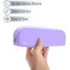 imageMr Pen Silicone Pencil Case Dusty Pink Pencil Pouch Pencil Case Small Pencil Pouch Aesthetic Silicone Pencil Pouch Pencil Case Aesthetic Pencil Bag Pencil Pouch for Women Makeup PouchPurple