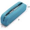 imageMr Pen Silicone Pencil Case Dusty Pink Pencil Pouch Pencil Case Small Pencil Pouch Aesthetic Silicone Pencil Pouch Pencil Case Aesthetic Pencil Bag Pencil Pouch for Women Makeup PouchTeal