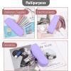 imageMr Pen Silicone Pencil Case Dusty Pink Pencil Pouch Pencil Case Small Pencil Pouch Aesthetic Silicone Pencil Pouch Pencil Case Aesthetic Pencil Bag Pencil Pouch for Women Makeup PouchPurple