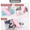 imageMr Pen Silicone Pencil Case Dusty Pink Pencil Pouch Pencil Case Small Pencil Pouch Aesthetic Silicone Pencil Pouch Pencil Case Aesthetic Pencil Bag Pencil Pouch for Women Makeup PouchLight Pink