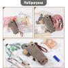 imageMr Pen Standing Pencil Case Animal Pouch  Red Donkey Kids Case for School Cute Pouch for Girls and BoysBrown