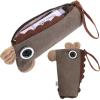 imageMr Pen Standing Pencil Case Animal Pouch  Red Donkey Kids Case for School Cute Pouch for Girls and BoysBrown