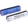 imageMr Pen Pencil Pouch for Bible Study 2 Pack Small Pencil Case Pen and Highlighter Case Pencil Bag Pencil Cases for Gifts Bible Study Supplies Pen Case Bible Journaling SuppliesWhite  Blue