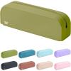 imageMr Pen Silicone Pencil Case Dusty Pink Pencil Pouch Pencil Case Small Pencil Pouch Aesthetic Silicone Pencil Pouch Pencil Case Aesthetic Pencil Bag Pencil Pouch for Women Makeup PouchOlive Green