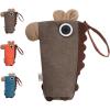 imageMr Pen Standing Pencil Case Animal Pouch  Red Donkey Kids Case for School Cute Pouch for Girls and BoysBrown