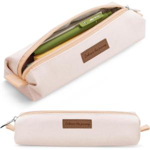 imageMr Pen Pencil Pouch for Bible Study 2 Pack Small Pencil Case Pen and Highlighter Case Pencil Bag Pencil Cases for Gifts Bible Study Supplies Pen Case Bible Journaling SuppliesBeige