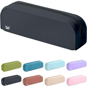 imageMr Pen Silicone Pencil Case Dusty Pink Pencil Pouch Pencil Case Small Pencil Pouch Aesthetic Silicone Pencil Pouch Pencil Case Aesthetic Pencil Bag Pencil Pouch for Women Makeup PouchBlack