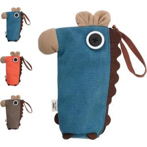 imageMr Pen Standing Pencil Case Animal Pouch  Red Donkey Kids Case for School Cute Pouch for Girls and BoysBlue
