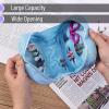 imageMr Pen  Large Capacity Blue Pencil Case Standing Cute Pencil Pouch ampamp Bag for School