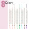 imageMr Pen Aesthetic Highlighters 8 pcs Muted Pastel Colors Doubleended Chisel and Fine Tip No Bleed Bible Highlighter Pastel Highlighter Set Bible Highlighters and Pens No Bleed