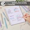 imageMr Pen Aesthetic Highlighters and Gel Pens 10 Pack Pastel Colors Bible Highlighters No Bleed Black Ink Gel Pens Highlighter Pens No Bleed Highlighters for Bibles Gel Pens