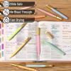 imageMr Pen Aesthetic Pens 10 Pack Assorted Colors Fast Dry No Smear Bible Pens No Bleed Through 07mm Fine Point Pen Ballpoint Pens Ballpoint Fine Tip Pens for Note Taking Pens AestheticPastel