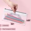 imageMr Pen Clear Pencil Pouch 3 Pack Clear Pencil Case Pencil Bags Clear Pouch Pencil Case for Kids Pencil Case Clear Makeup Pouch Kids Pencil Pouch Pencil Cases Clear Make Up BagDusty Rose