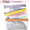 imageMr Pen Clear Pencil Pouch 3 Pack Clear Pencil Case Pencil Bags Clear Pouch Pencil Case for Kids Pencil Case Clear Makeup Pouch Kids Pencil Pouch Pencil Cases Clear Make Up BagSunset