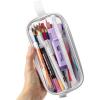 imageMr Pen Clear Pencil Pouch White Clear Pencil Case Pencil Bags Clear Pouch Pencil Case for Kids Pencil Case Clear Makeup Pouch Adults ampamp Kids Pencil Pouch Pencil Cases Clear Make Up BagWhite