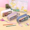 imageMr Pen Clear Pencil Pouch White Clear Pencil Case Pencil Bags Clear Pouch Pencil Case for Kids Pencil Case Clear Makeup Pouch Adults ampamp Kids Pencil Pouch Pencil Cases Clear Make Up BagPink