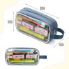 imageMr Pen Clear Pencil Pouch White Clear Pencil Case Pencil Bags Clear Pouch Pencil Case for Kids Pencil Case Clear Makeup Pouch Adults ampamp Kids Pencil Pouch Pencil Cases Clear Make Up BagBlue
