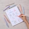imageMr Pen Gel Highlighters and Pens 8 Pack Pastel Barrel No Bleed Through Bible Journaling Kit
